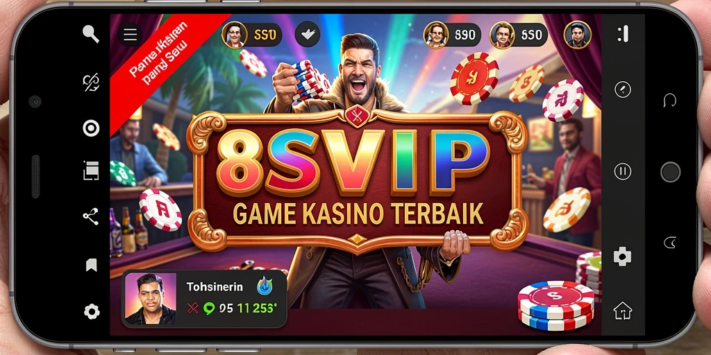 Tangkapan layar permainan Kasino 8SVIP yang menarik dan interaktif.