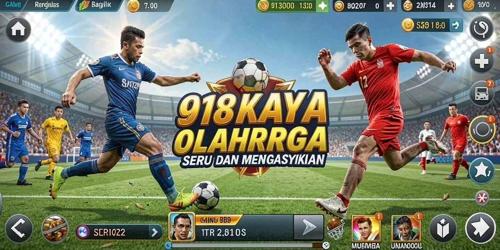 Tampilan gameplay 918KAYA yang menarik dan dinamis di lapangan.