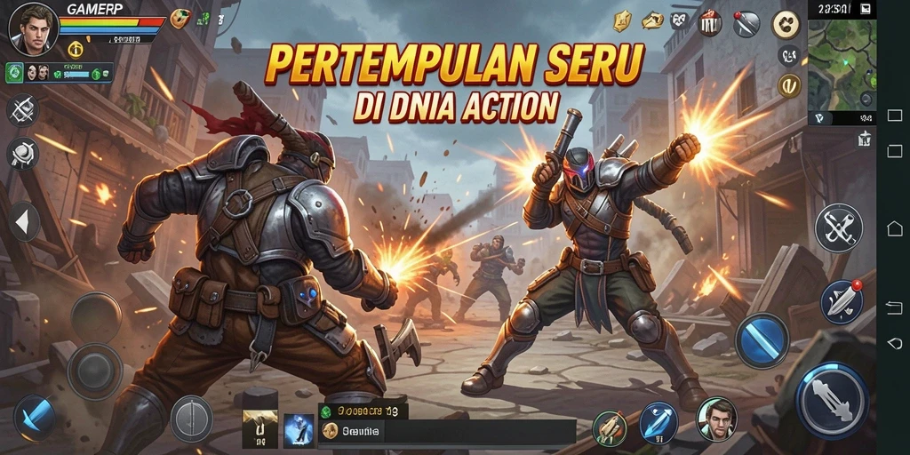 Tampilan permainan <strong>GAMERP</strong> yang mendebarkan dan penuh aksi.
