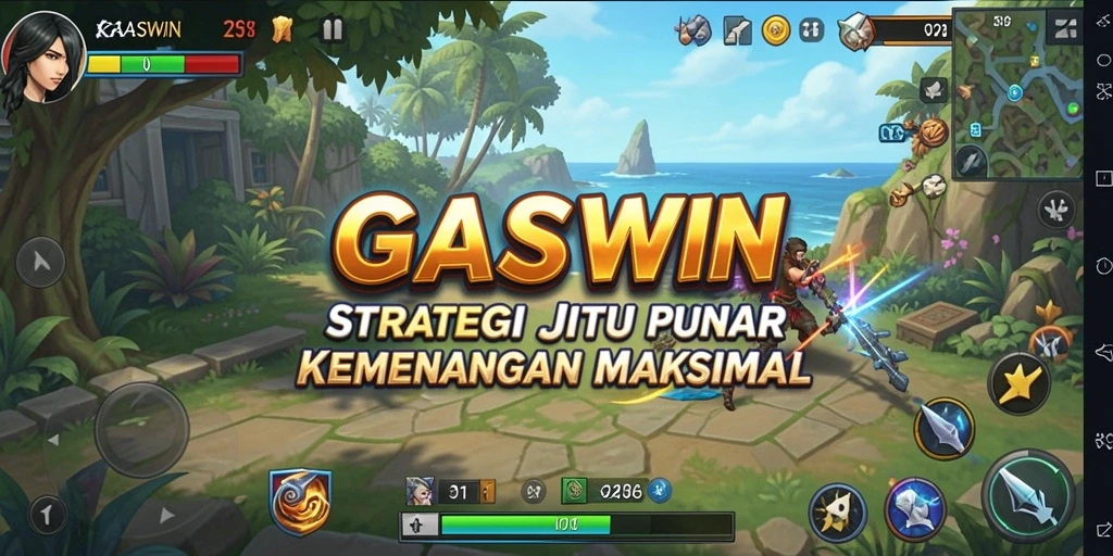 Tampilan gameplay GASWIN yang menarik dan penuh strategi.