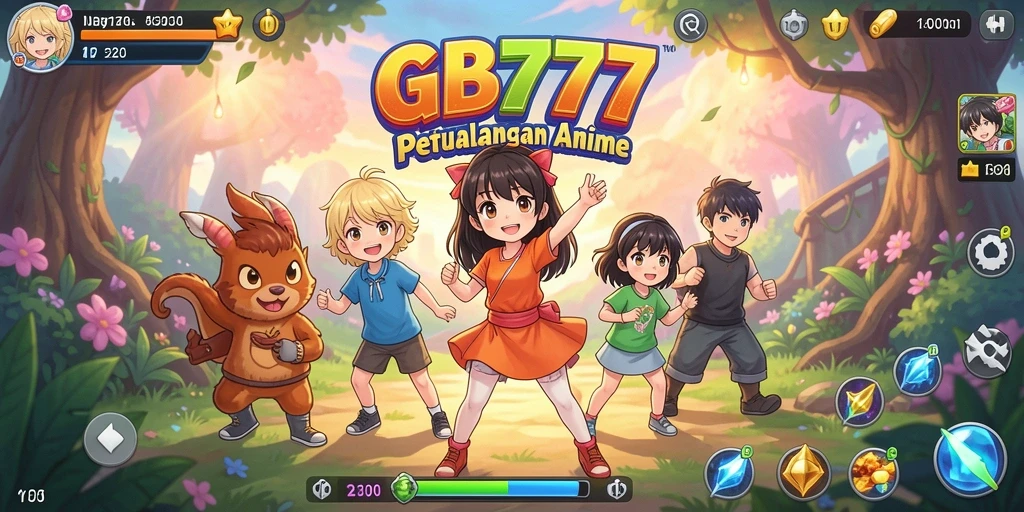 Screenshot utama dari gameplay Anime GB777 yang menarik.