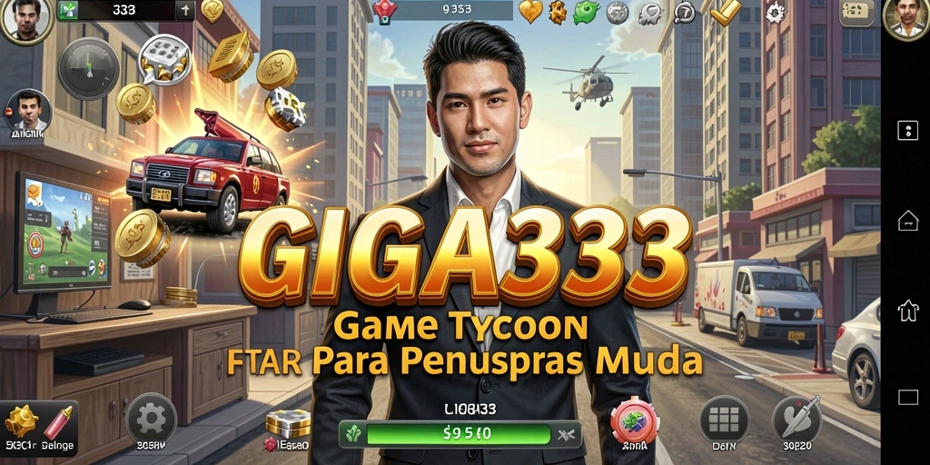 Tampilan gameplay Tycoon yang dinamis dan interaktif di GIGA33.