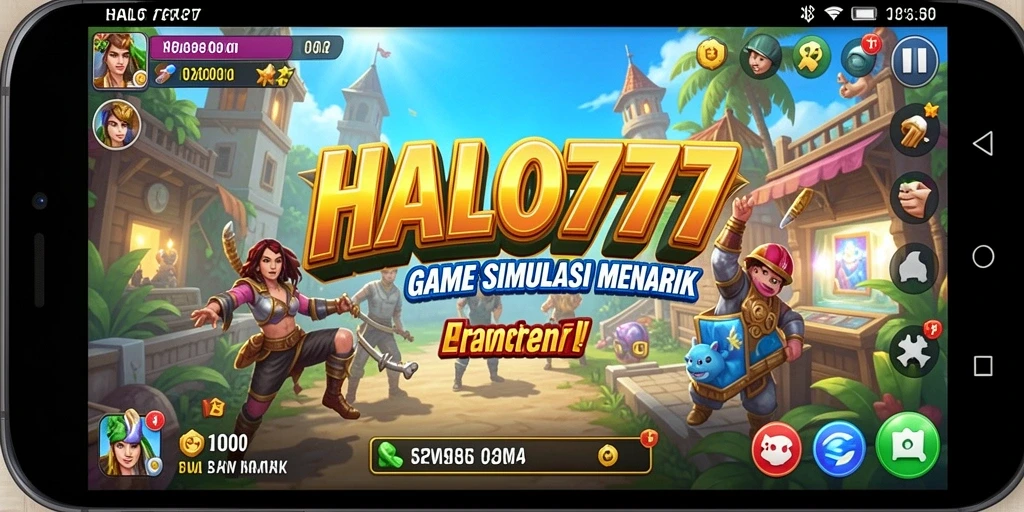 Tampilan gameplay HALO777 dengan grafis yang menarik.
