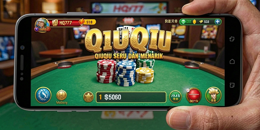 Screenshot gameplay QiuQiu dari HQ777 yang seru.