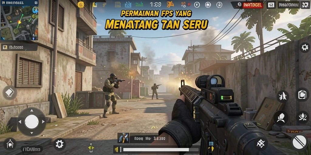 Tampilan gameplay INATOGEL yang intens dan mengasyikkan.