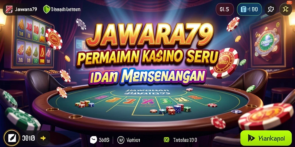 Screenshot gameplay JAWARA79 menampilkan keseruan permainan Kasino.
