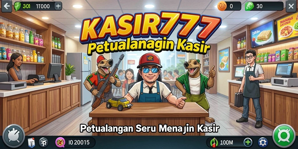 Screenshot gameplay KASIR777 yang menunjukkan pengalaman seru menjadi kasir.