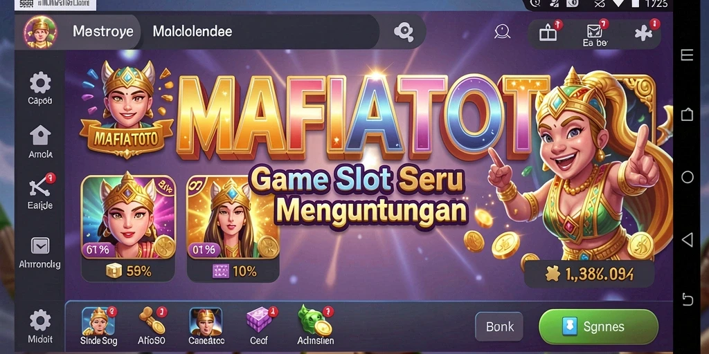 Tampilan menarik gameplay MAFIATOTO dengan efek visual yang memukau.