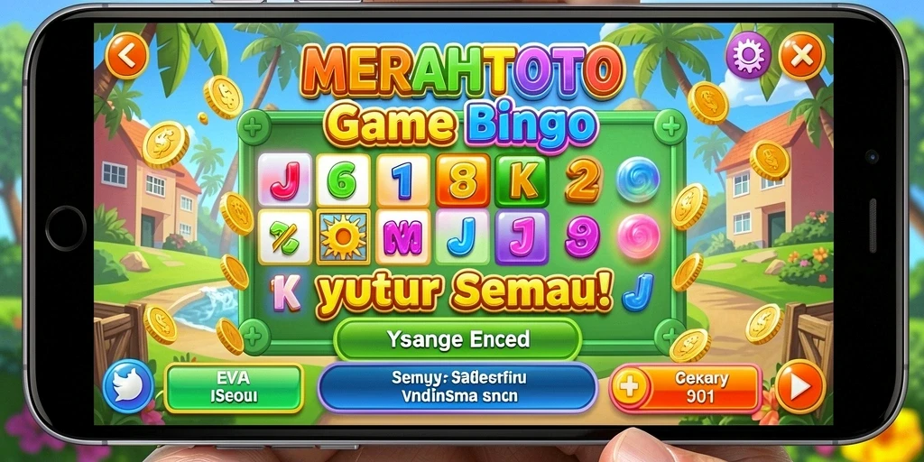 Tampilan menarik gameplay Bingo di MERAHTOTO.