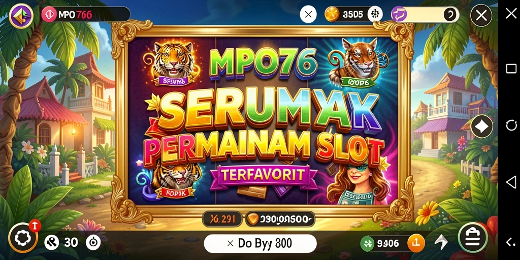 Screenshot gameplay MPO76 yang menampilkan serunya permainan Slot.