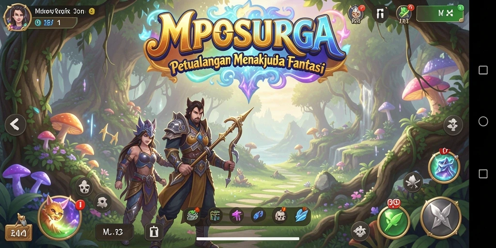Gameplay petualangan menakjubkan di MPOSURGA.