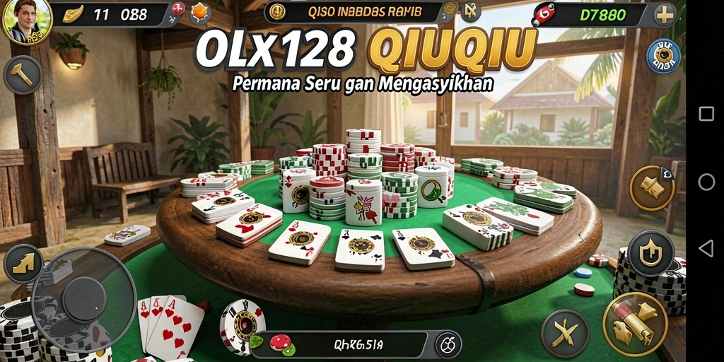 Screenshot gameplay OLX128 yang menampilkan aksi seru QiuQiu.