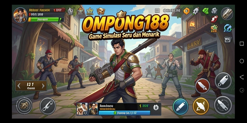 Tampilan gameplay OMPONG188 yang menarik dan interaktif.