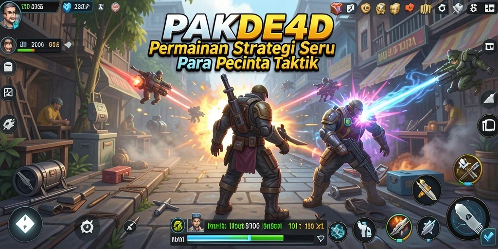 Tampilan gameplay seru dari PAKDE4D yang menantang strategi.