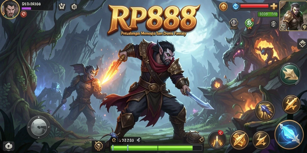 Tampilan gameplay RP888 yang mengesankan dan mendebarkan.