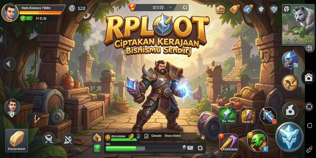 Tampilan gameplay RPLOOT yang menarik dan interaktif.