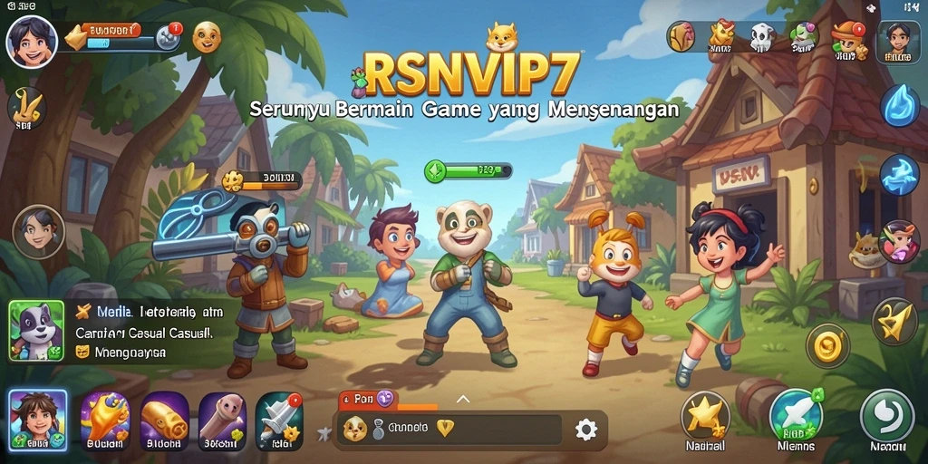 Tampilan gameplay RSNVIP7 dengan tantangan seru dan grafik menarik.