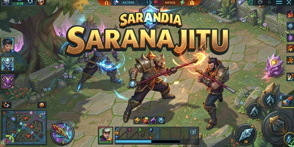Tampilan gameplay menegangkan dalam SARANAJITU.