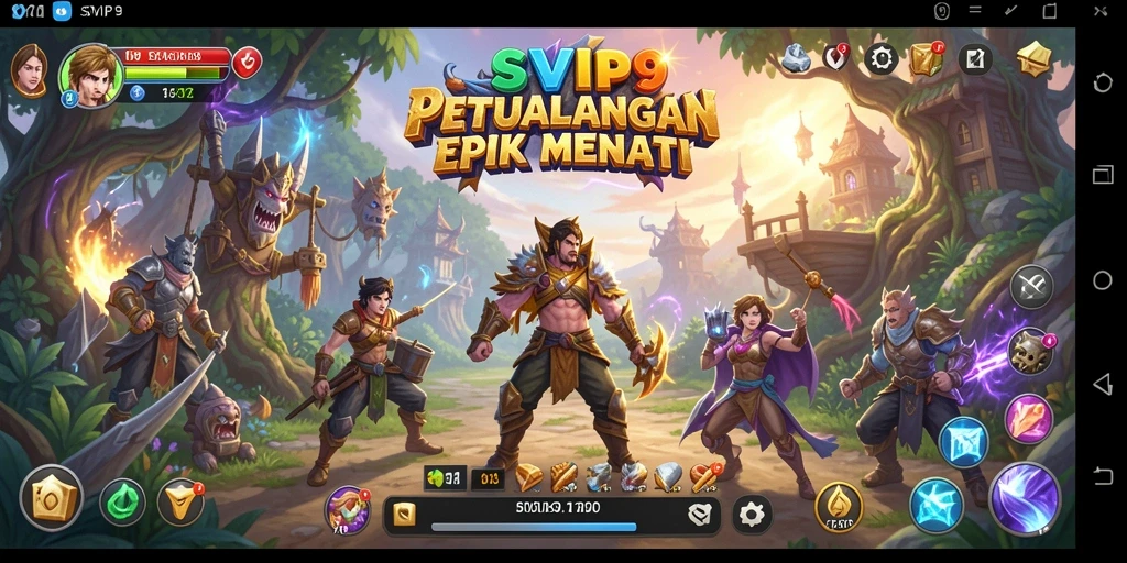 Tampilan gameplay menegangkan dari SVIP9 saat menjelajahi dunia terbuka.
