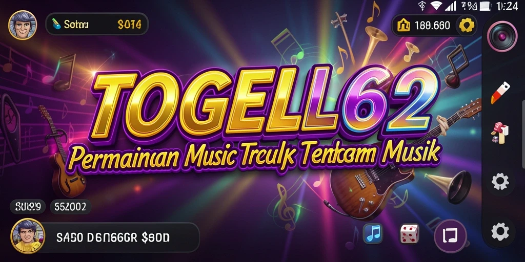Tangkapan layar dari gameplay musik yang seru di TOGEL62.